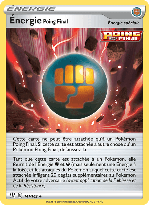 Énergie Poing Final, card 141 from Styles de combat
