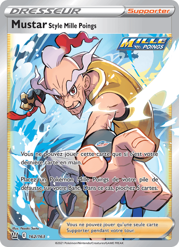 Mustar Style Mille Poings, card 162 from Styles de combat
