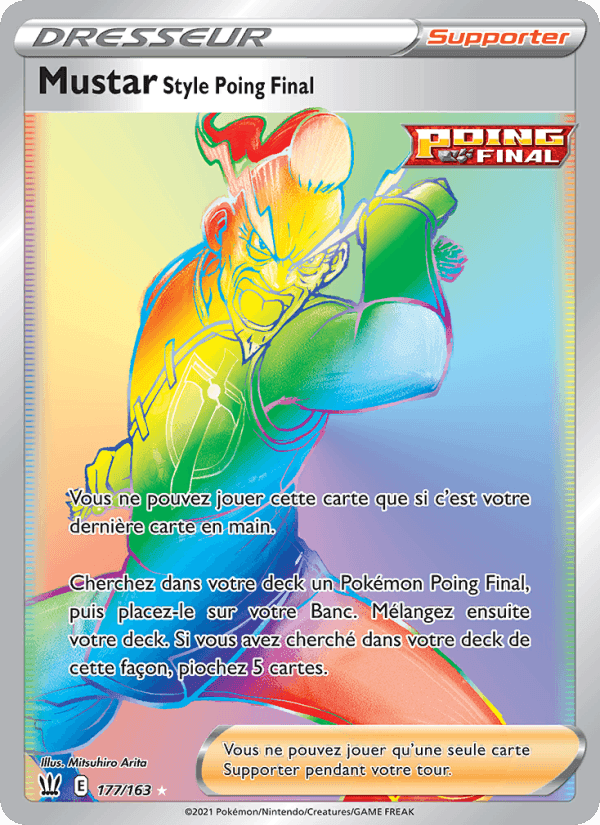 Mustar Style Poing Final, card 177 from Styles de combat