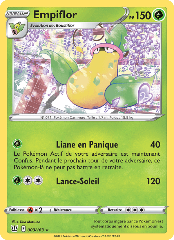 Empiflor, carta 3 di Styles de combat