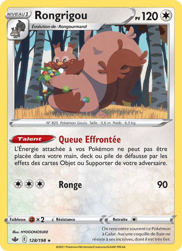 Rongrigou, card 128 from Règne de Glace