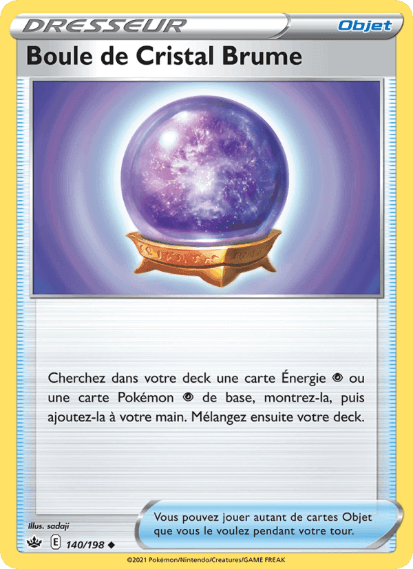 Boule de Cristal Brume, card 140 from Règne de Glace