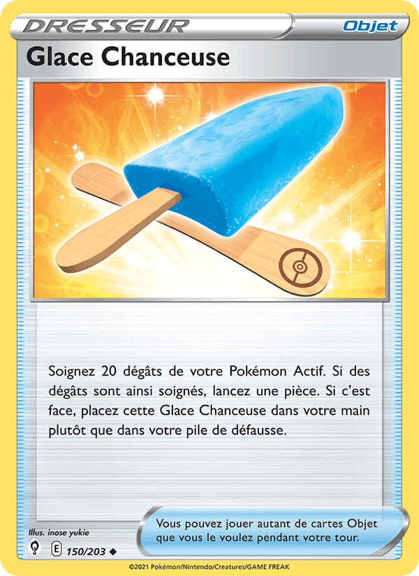 Glace Chanceuse, card 150 from Évolution Céleste