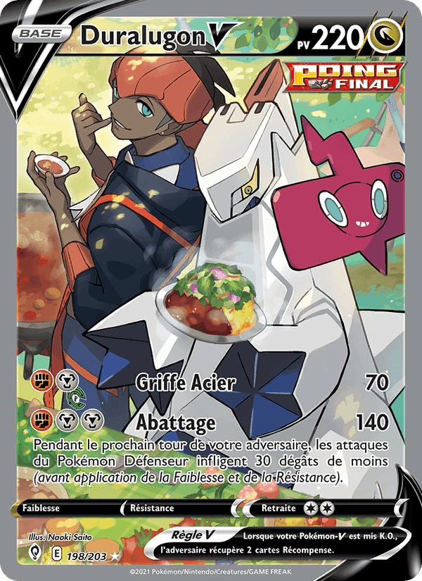 Duralugon V, card 198 from Évolution Céleste