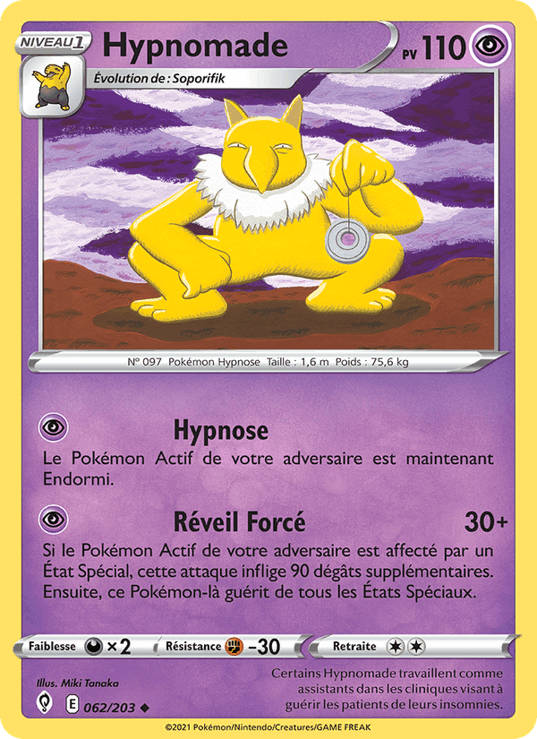 Hypnomade, card 62 from Évolution Céleste