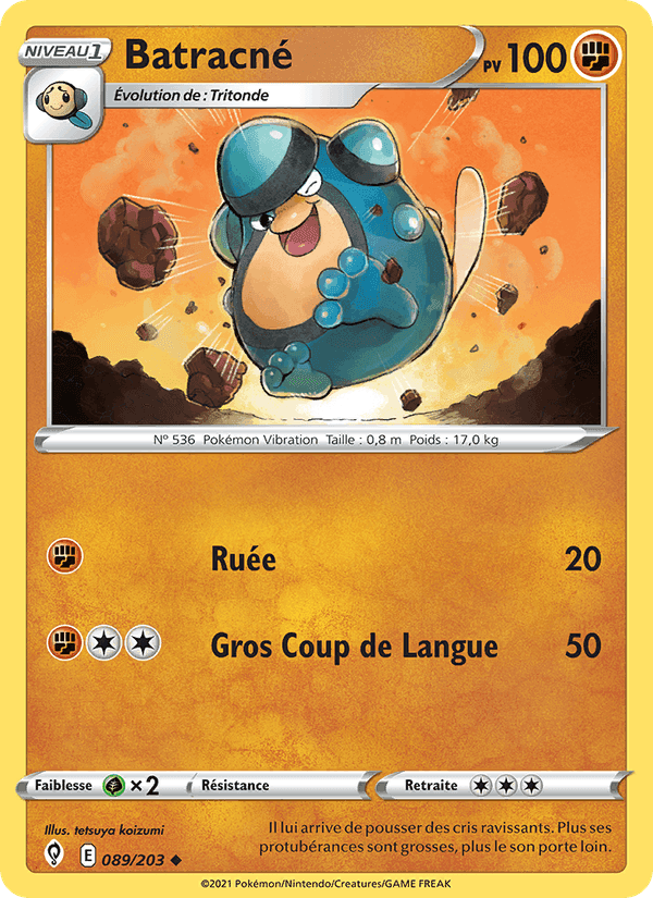 Batracné, card 89 from Évolution Céleste
