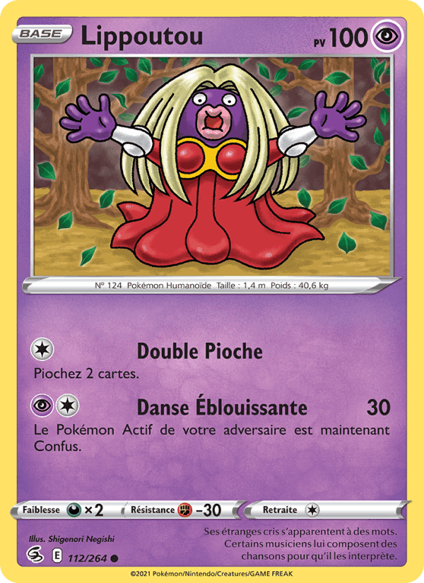 Lippoutou, card 112 from Poing de Fusion