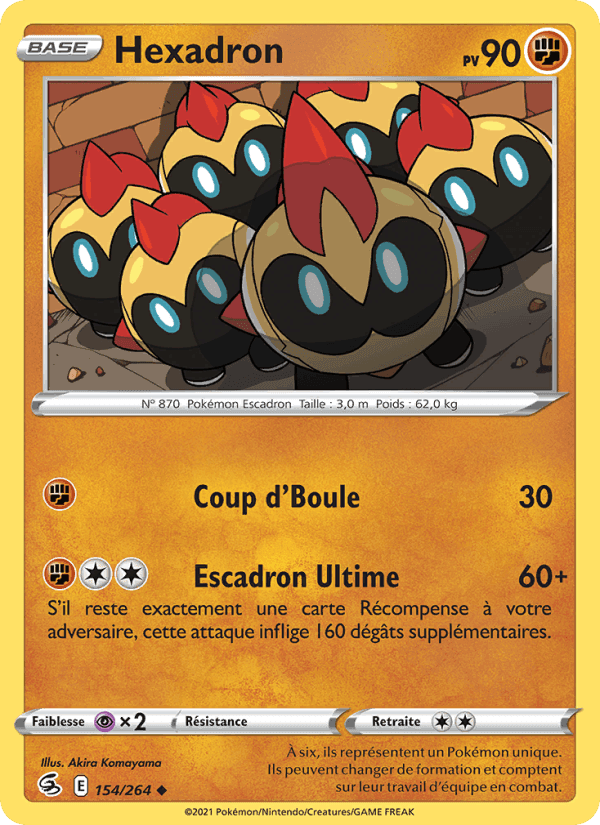 Hexadron, card 154 from Poing de Fusion