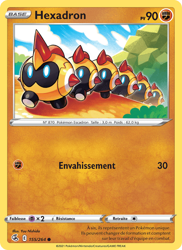 Hexadron, card 155 from Poing de Fusion