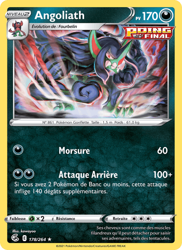 Angoliath, card 178 from Poing de Fusion