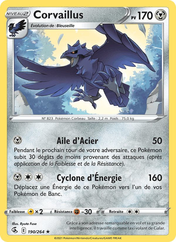 Corvaillus, card 190 from Poing de Fusion