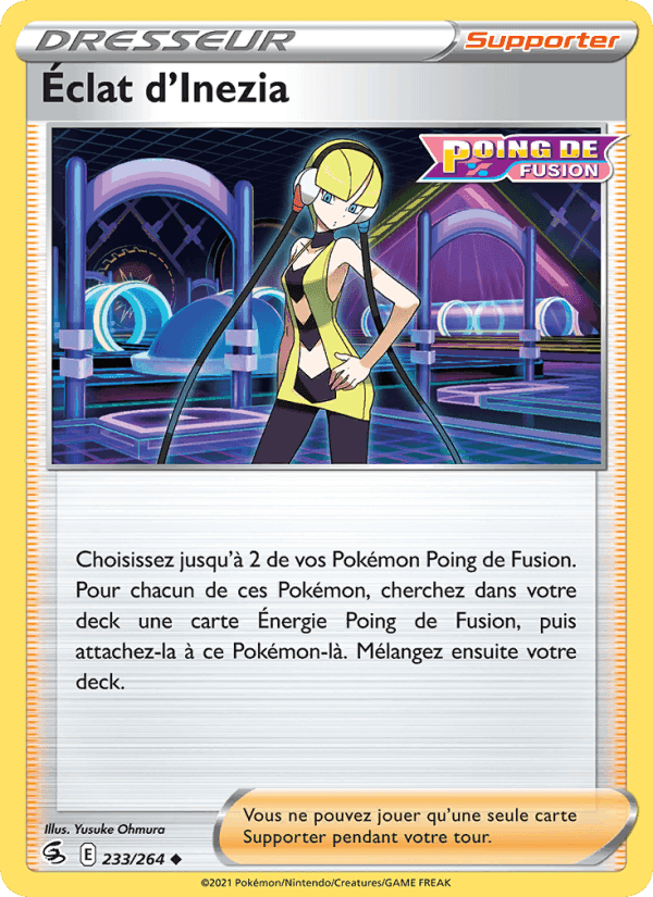 Éclat d'Inezia, card 233 from Poing de Fusion