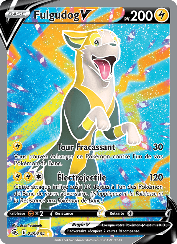 Fulgudog V, card 249 from Poing de Fusion