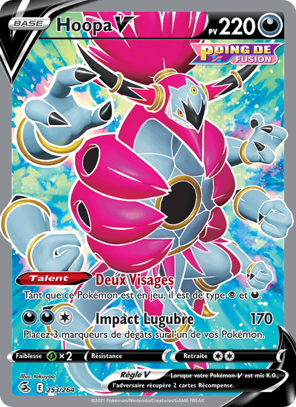 Hoopa V, card 253 from Poing de Fusion