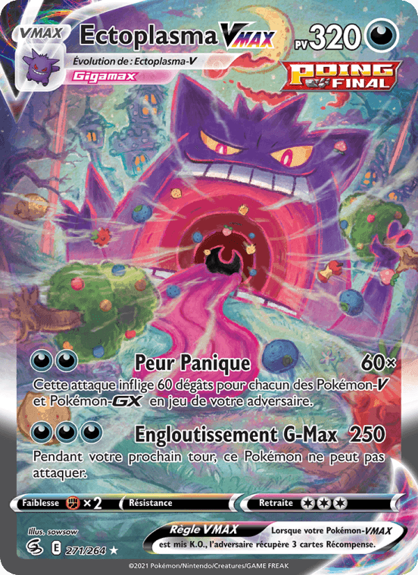 Ectoplasma VMAX, carte 271 de Poing de Fusion