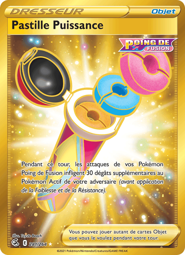Pastille Puissance, card 281 from Poing de Fusion