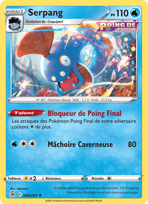 Serpang, card 66 from Poing de Fusion