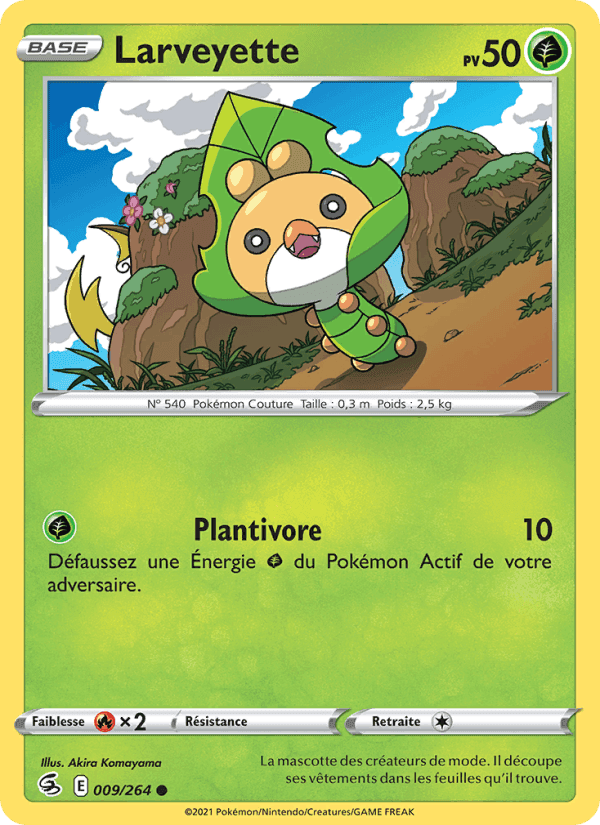 Larveyette, carta 9 di Poing de Fusion