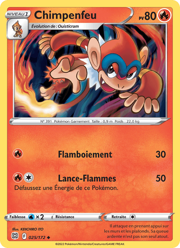 Chimpenfeu, carta 025 di Stars Étincelantes