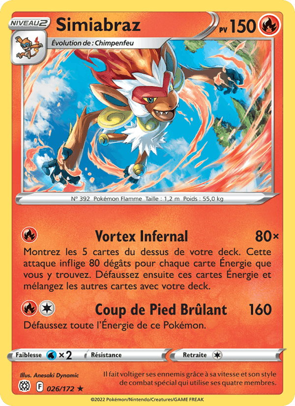 Simiabraz, carta 026 di Stars Étincelantes