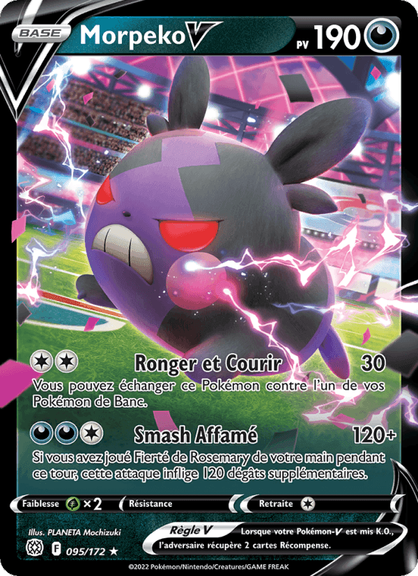 Morpeko V, card 095 from Stars Étincelantes