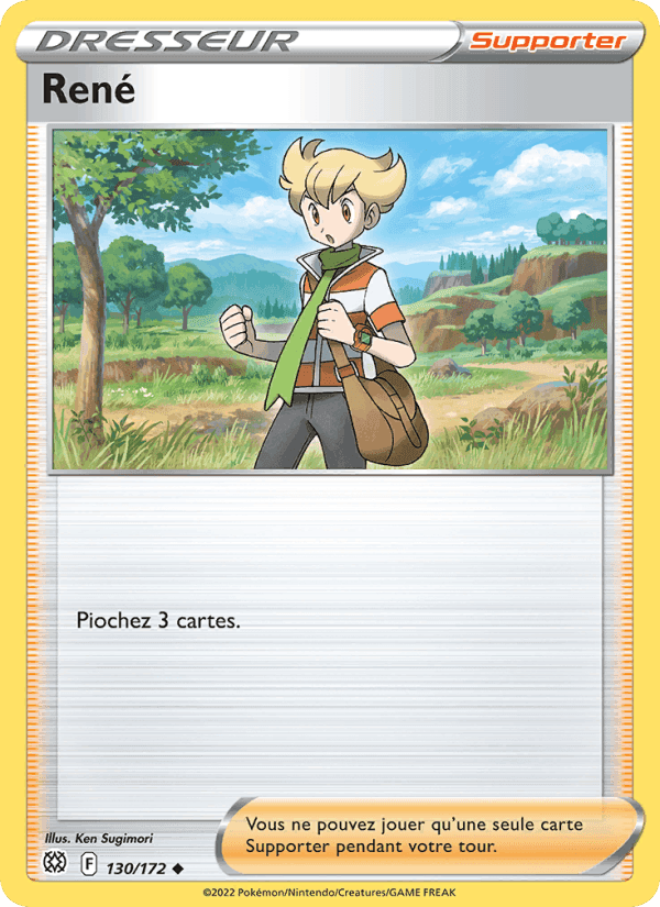 René, card 130 from Stars Étincelantes