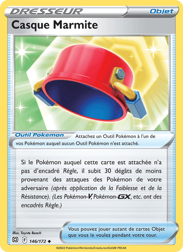 Casque Marmite, card 146 from Stars Étincelantes
