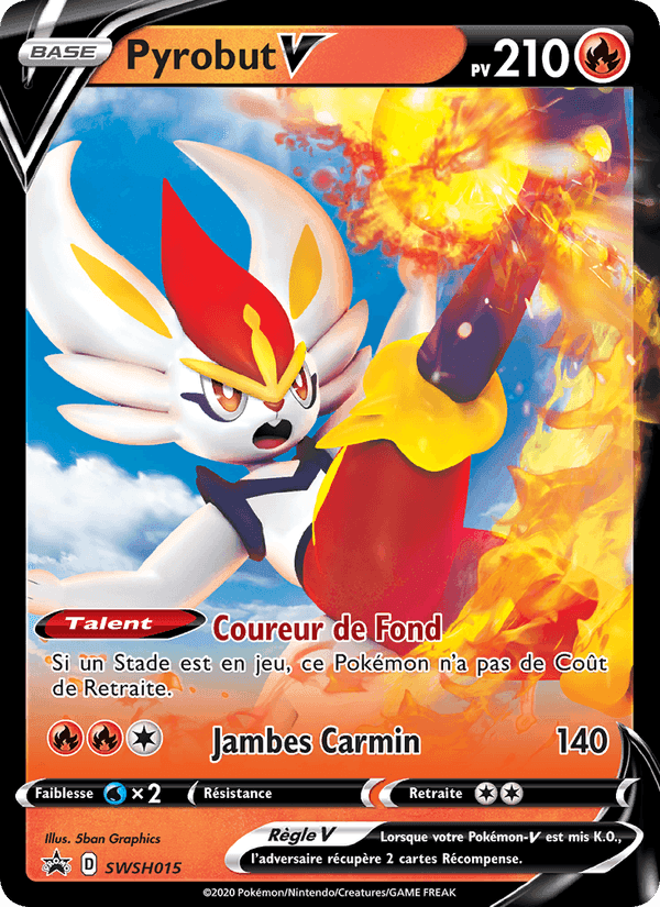 Pyrobut V, carta SWSH015 di Promo SWSH