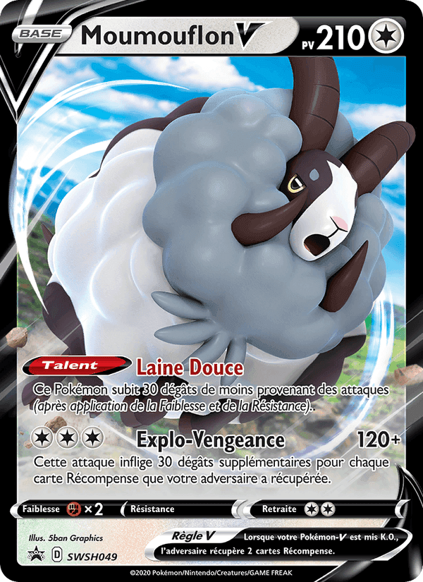 Moumouflon V, carta SWSH049 di Promo SWSH