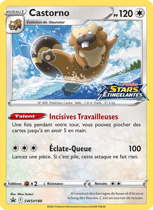 Castorno, card SWSH188 from Promo SWSH