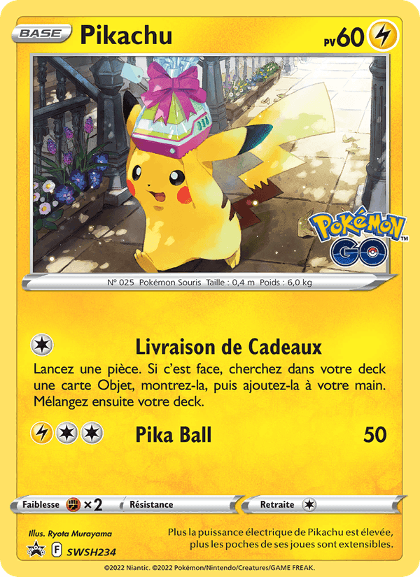 Pikachu, card SWSH234 from Promo SWSH