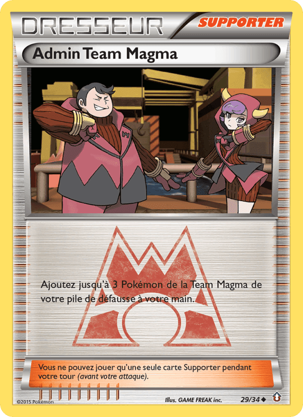 Admin Team Magma, carte 29 de Double Danger