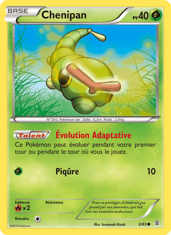 Chenipan, card 3 from Générations