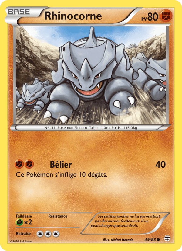 Rhinocorne, carta 49 de Générations