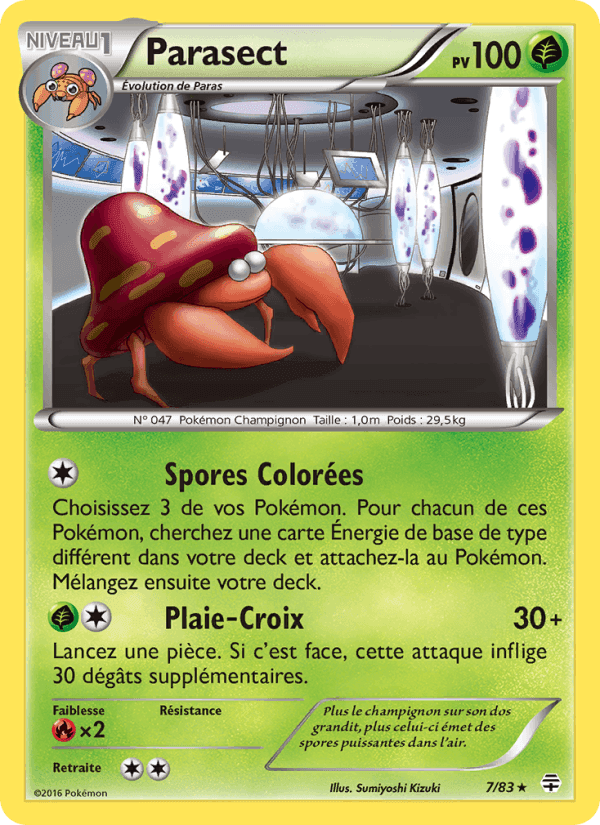 Parasect, carte 7 de Générations