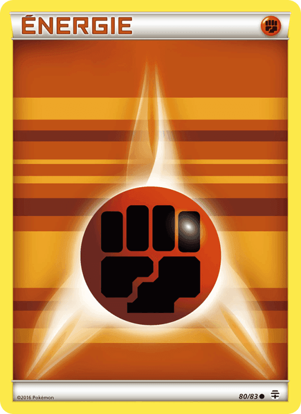 Énergie Fighting de base, card 80 from Générations