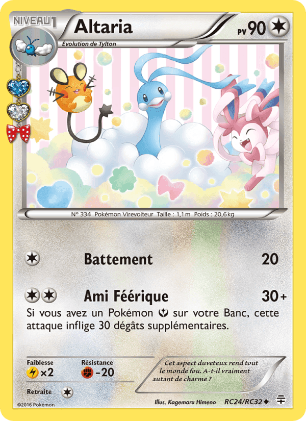 Altaria, card RC24 from Générations