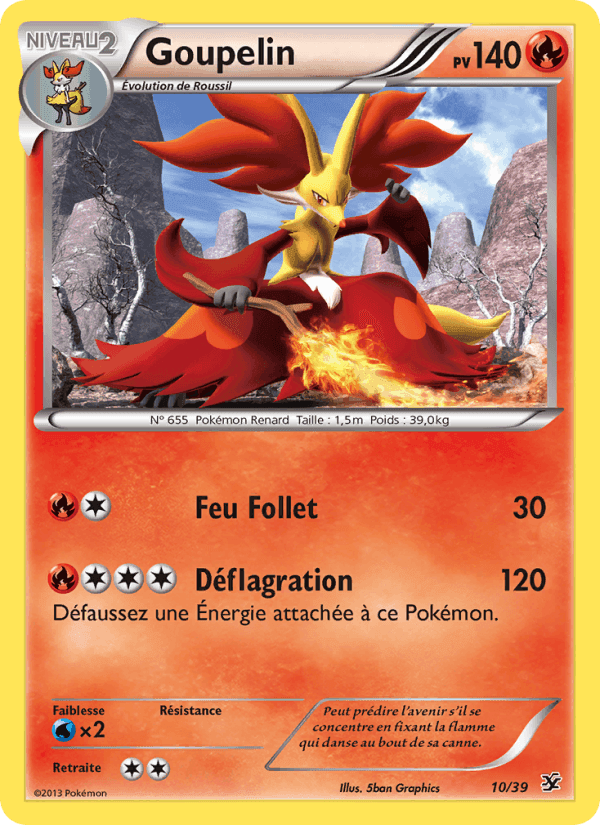 Goupelin, carta 10 de Bienvenue à Kalos