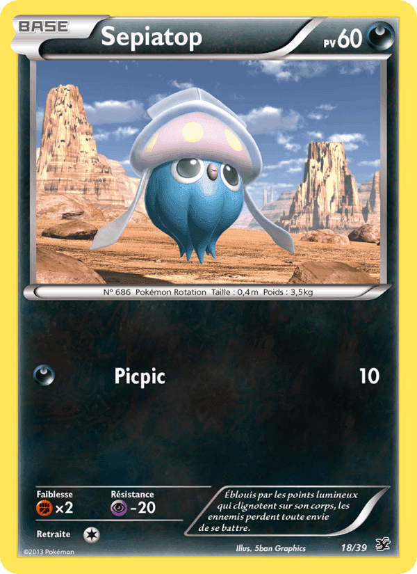 Sepiatop, carta 18 de Bienvenue à Kalos