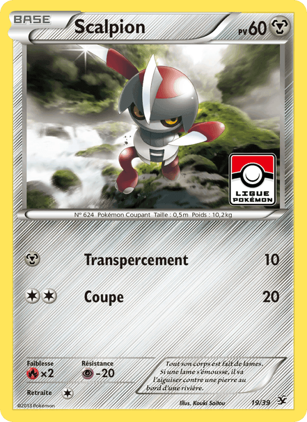 Scalpion, carta 19 de Bienvenue à Kalos