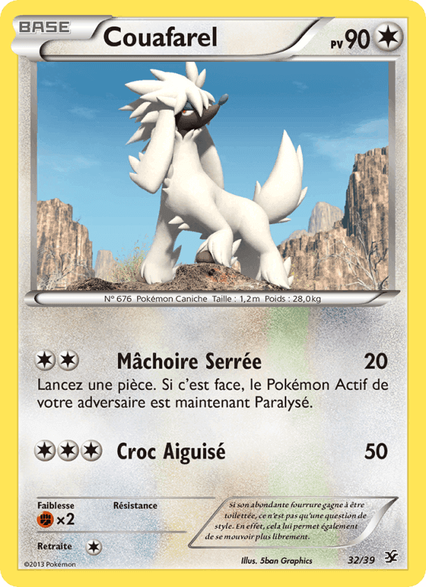 Couafarel, carte 32 de Bienvenue à Kalos