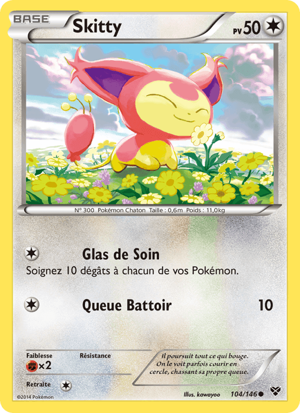 Skitty, carta 104 di XY