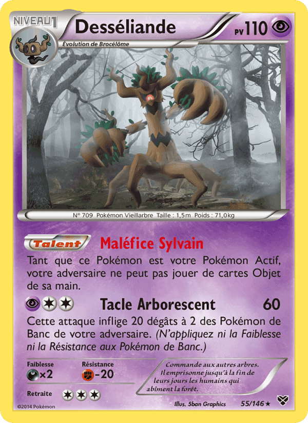 Desséliande, carta 55 de XY
