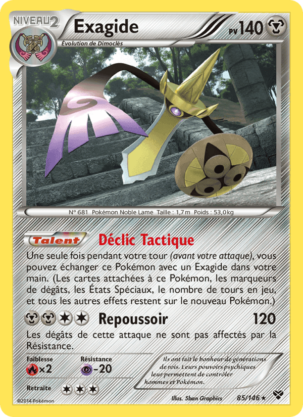 Exagide, card 85 from XY