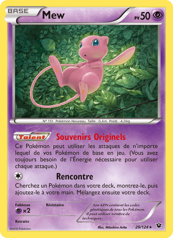 Mew, carte 29 de Impact des Destins
