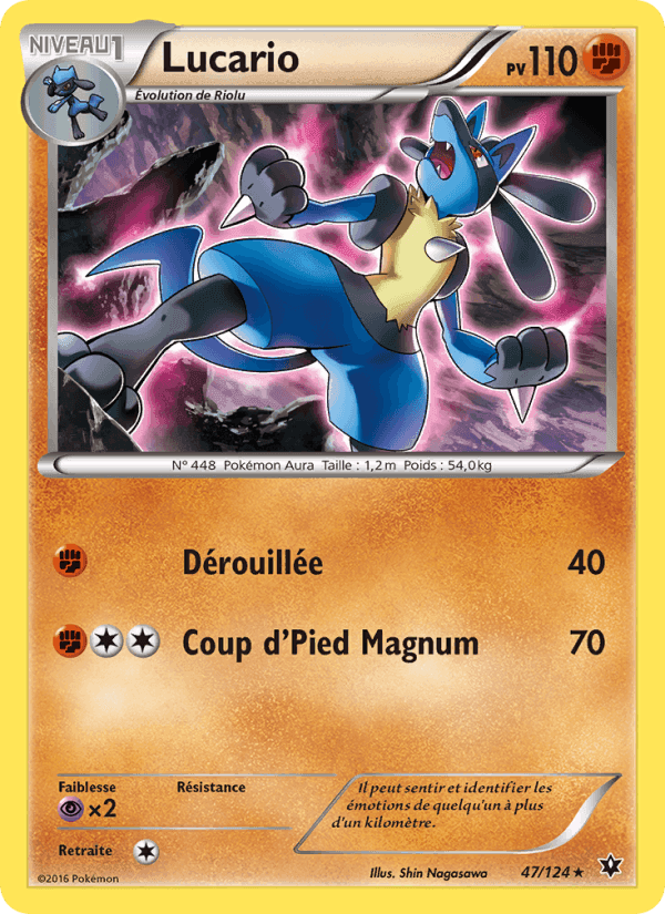 Lucario, carte 47 de Impact des Destins