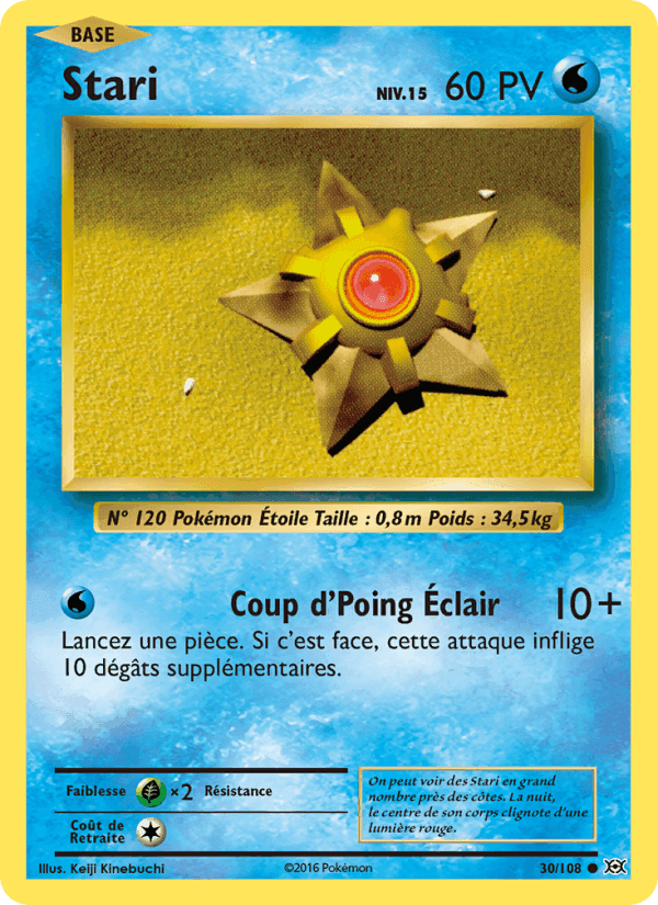 Stari, carte 30 de Évolutions