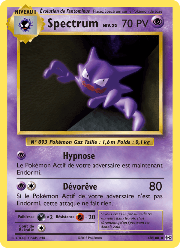 Spectrum, carte 48 de Évolutions