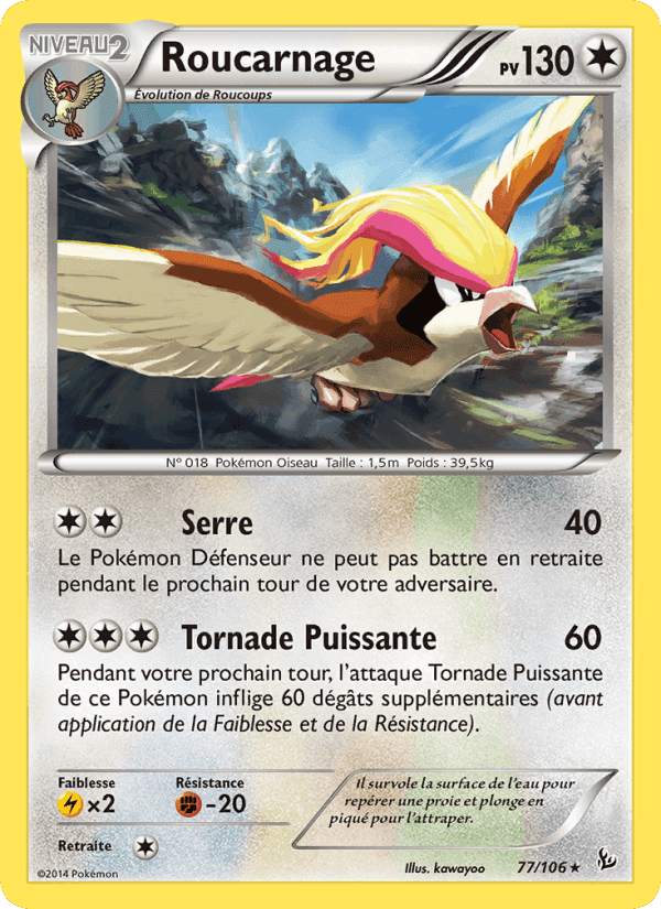 Roucarnage, card 77 from Étincelles