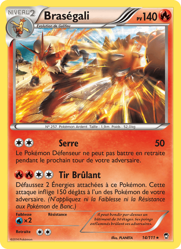 Braségali, carte 14 de Poings Furieux